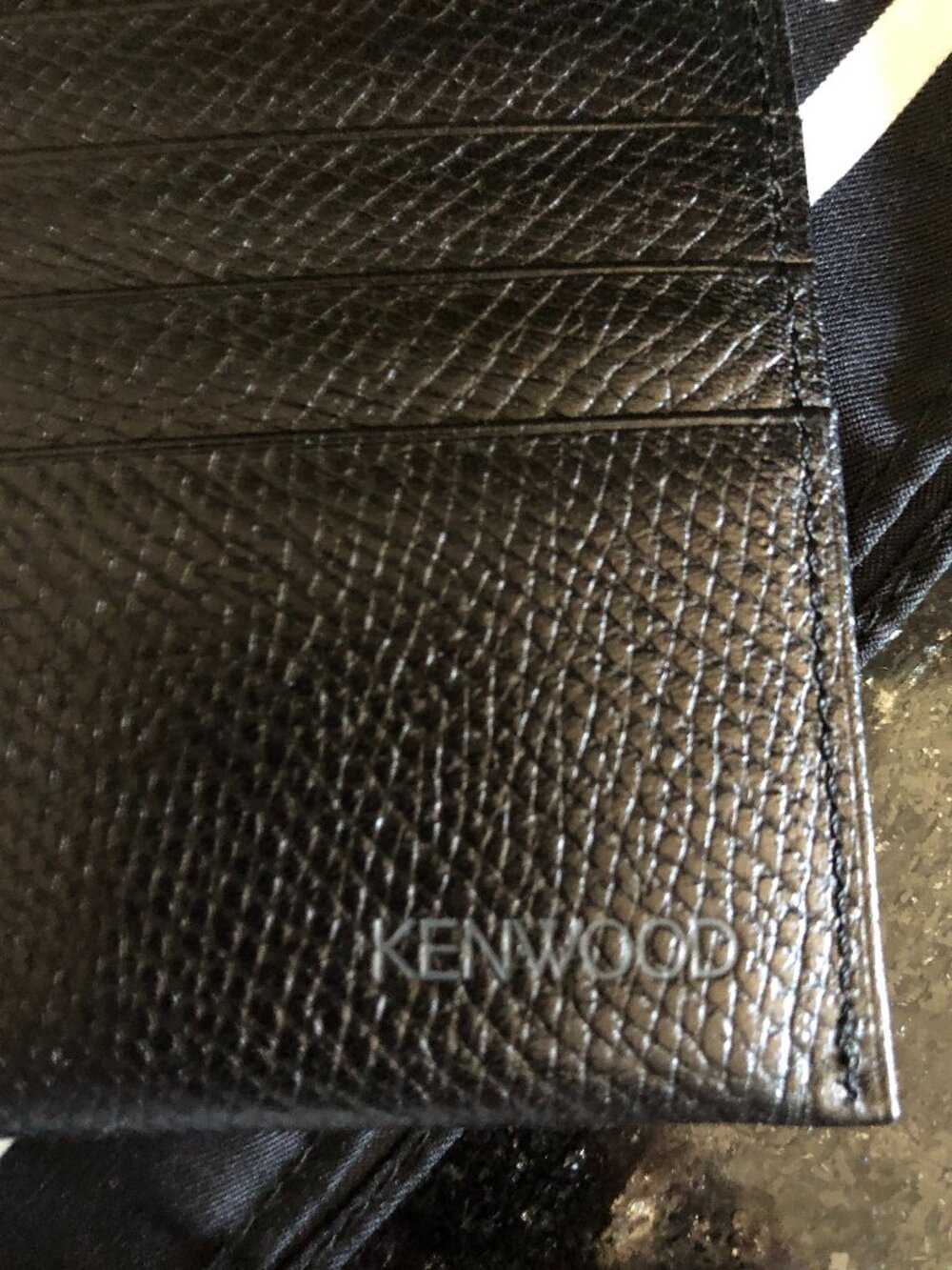 Black Leather Wallet Card Holder, Unisex
